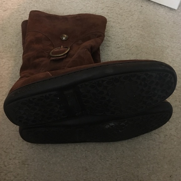 Coach Boots, Brown, Size 10, Style: Meyer - Picture 3 of 4