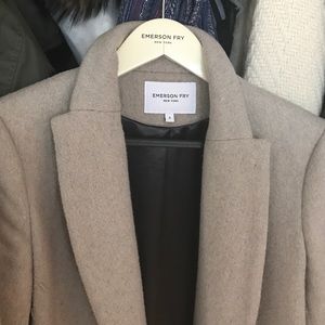 Emerson Fry Jackets & Coats - Emerson Fry Tailored Wool Coat in Fawn Wool, 2 Emerson Fry Jackets & Coats - Emerson Fry Tailored Wool Coat in Fawn Wool, 2