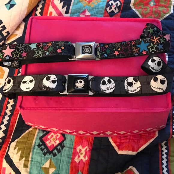 Pair of belt seat belt buckle belts