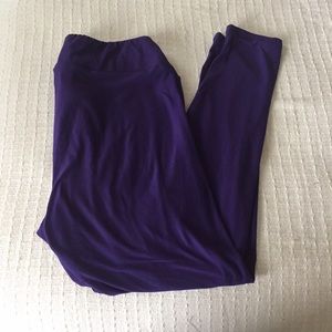 LuLaRoe Purple Leggings