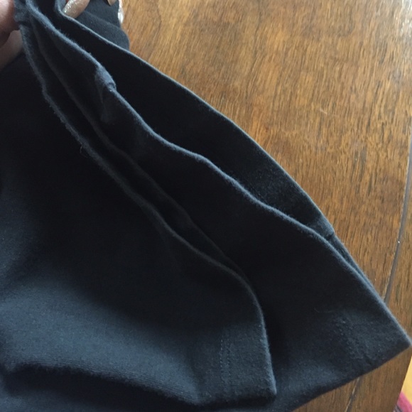 PINK Victorias Secret blck yoga pant w/gold letter - Picture 4 of 4