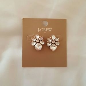 J crew rhinestone earrings