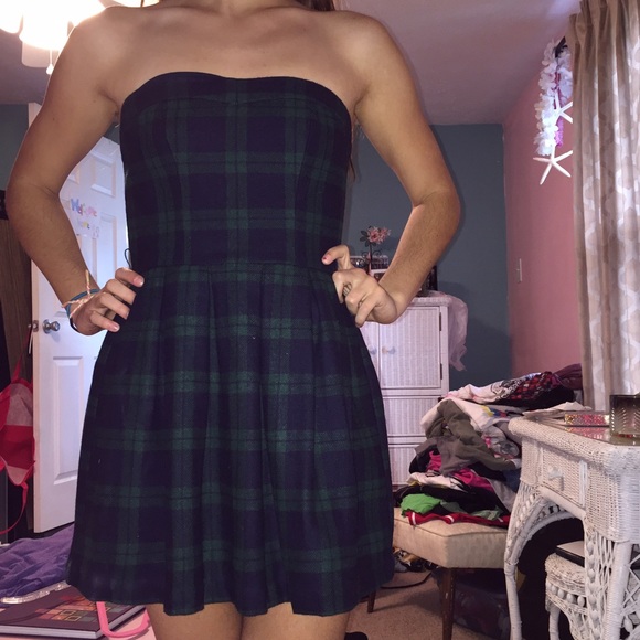 Plaid Abercrombie and Fitch Dress