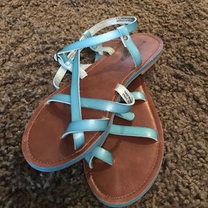 Blue Sandals