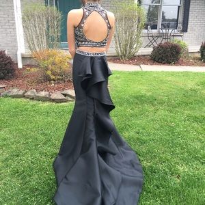 Sherri Hill Black Two-Piece
