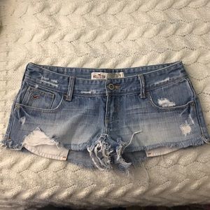 Hollister Distressed Denim Shorts