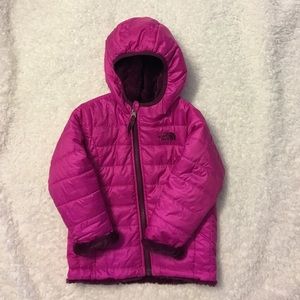 Toddler winter north face reversible jacket