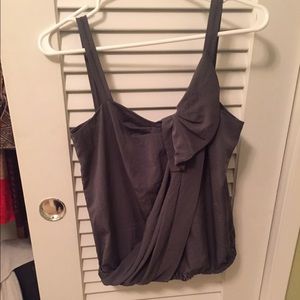 Rachel Roy Olive Green Tank with Bow Detail XS