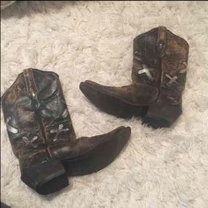 Old West distressed Cowboy Boots