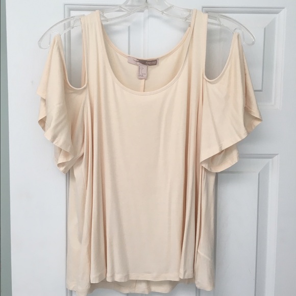 Forever 21 cream cold shoulder