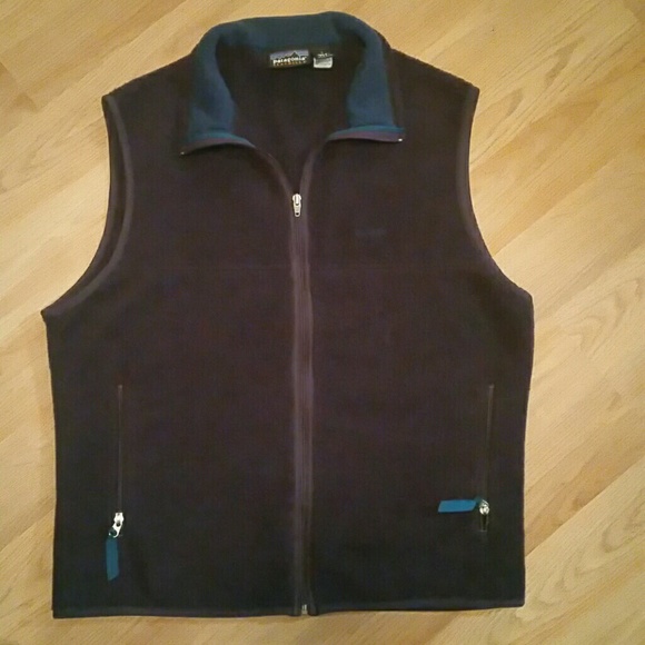Dark purple patagonia vest, large