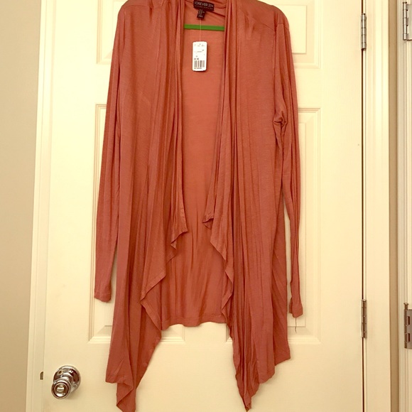Long sleeved, long length cardigan! - plus