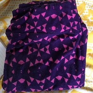 Lularoe printed leggings OS