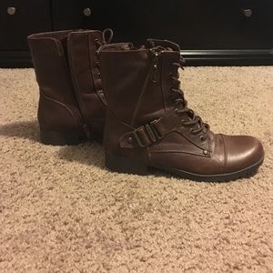 G by Guess Combat Boots