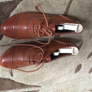 Brown loafers