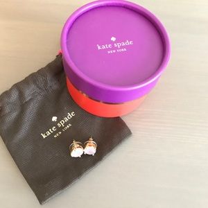 Purple mini gum drop earrings