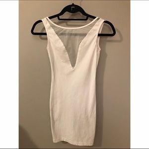 American Apparel White Bodycon Mini Dress