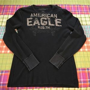 AE Men's Waffle Long Sleeve Tee