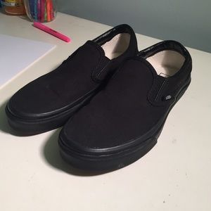 Black on Black Vans