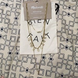 Madewell after midnight necklace set