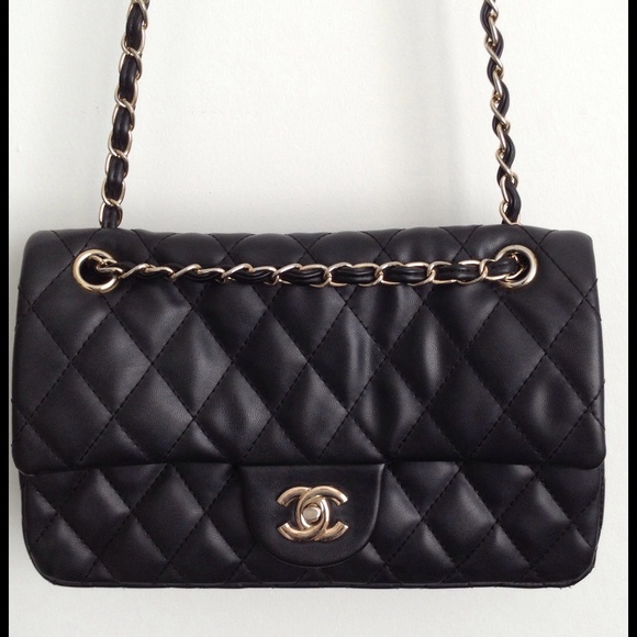 Quilted Black Clutch/Bag
