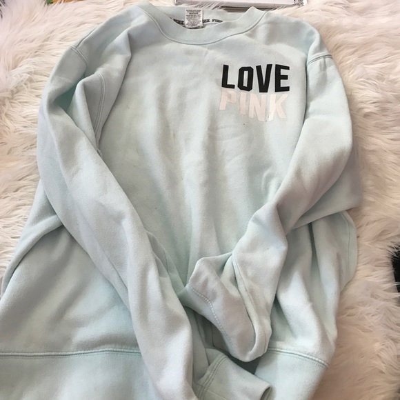 blue PINK VS sweater
