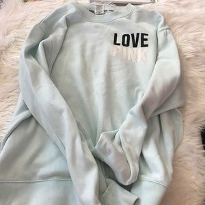 blue PINK VS sweater