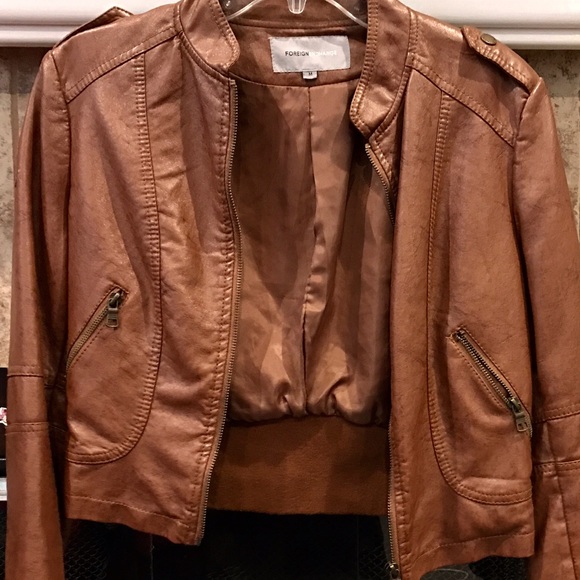 Foreign exchange leather jacket. - Picture 3 of 4
