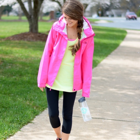 North Face Venture Jacket-Pink Medium