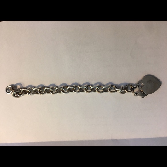 Tiffany heart tag charm bracelet (Authentic!!)