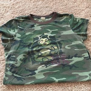 Vintage Camo Buddha T