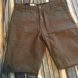 Volcom Men Shorts Dark Gray