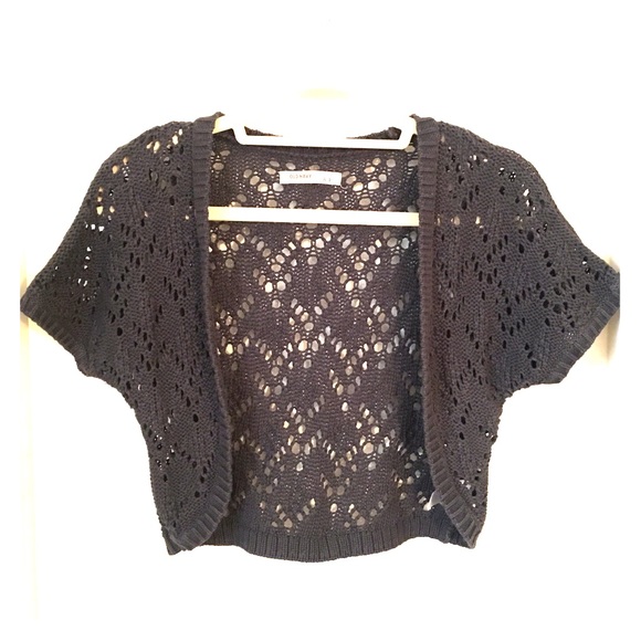 Gray Knit Shrug