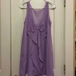 Lavender sleeveless dresss