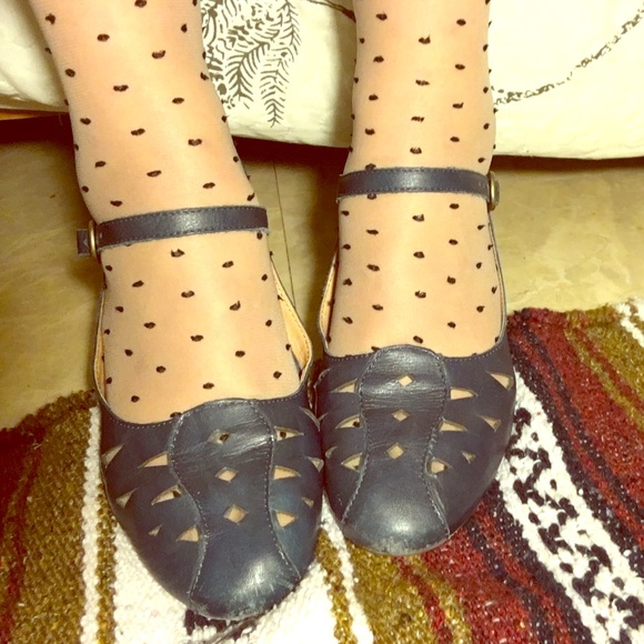 Born Leather Mary Janes