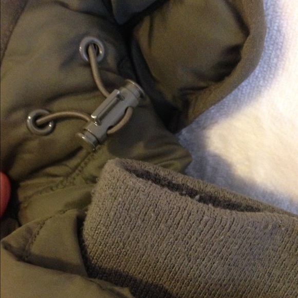 J Crew Down Puffer Coat Petite Large LP - Picture 4 of 4