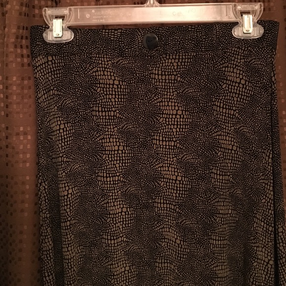 Animal print stretch fabric skirt Size M - Picture 1 of 2