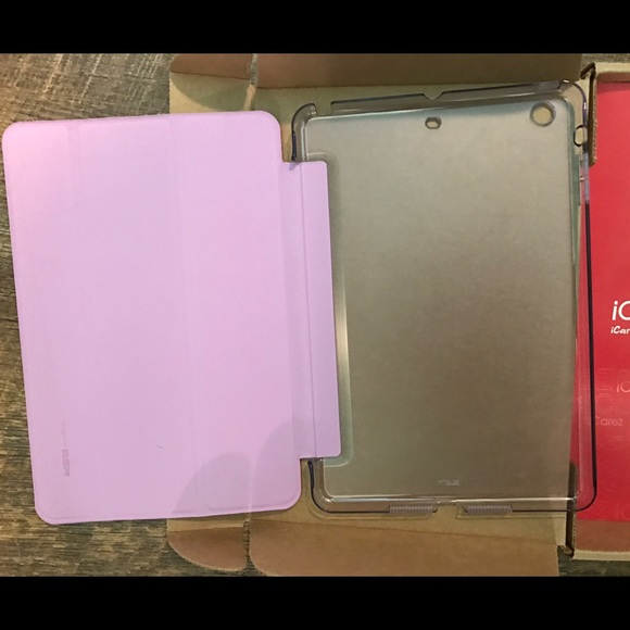 iPad mini 2 lavender case and 1 screen protector