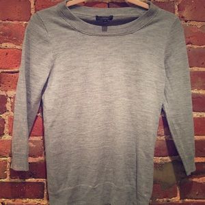Gray Jcrew tippi sweater