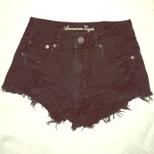 Distressed Hi-Rise Denim Shorts! Legs for days! 👀