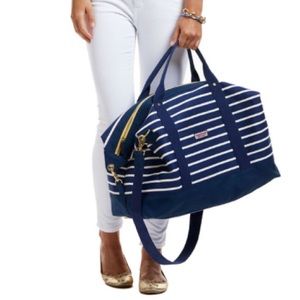 Vineyard Vines Nautical Stripe Weekender Bag