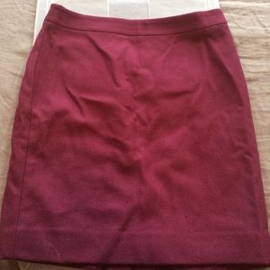 J.Crew Wool pencil skirt. Size 6 petite.