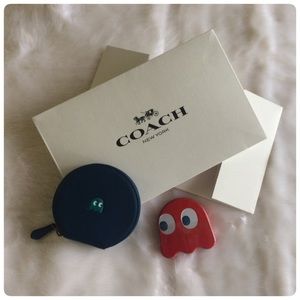 💕BNWT Coach X Pacman Denim Coin Purse💕