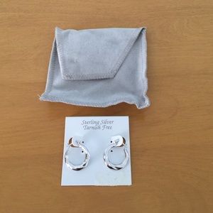 Sterling Silver Tarnish Free Small Hoop Earrings