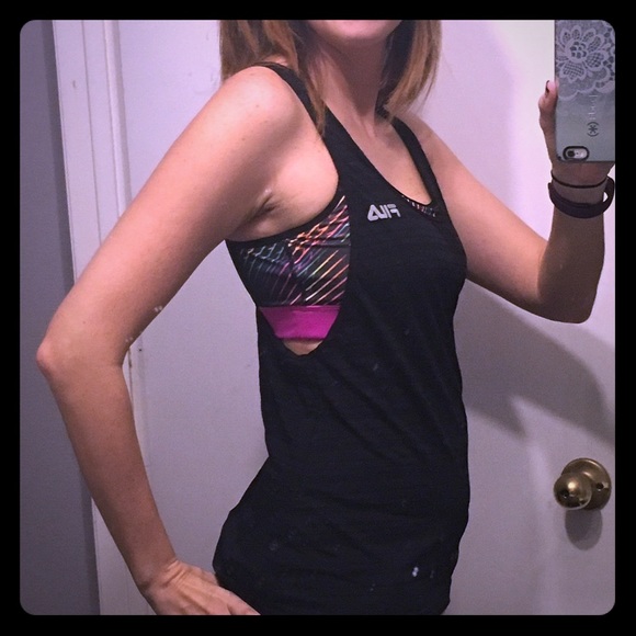 Fila Rainbow Workout Tank/Bra combo