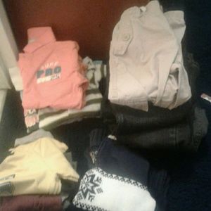 7 boys pants 4t 4 long sleeves 4t 4short Sleeve