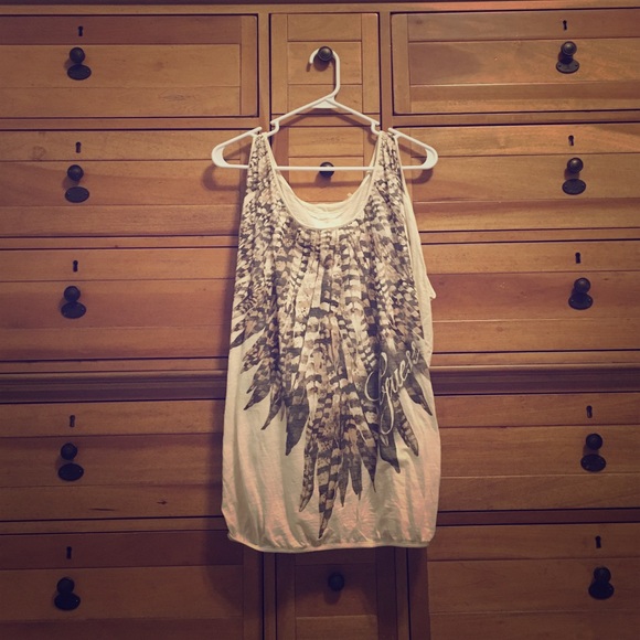 Guess Drapey Feather Tank