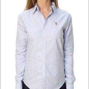 Ralph Lauren blue stripe shirt