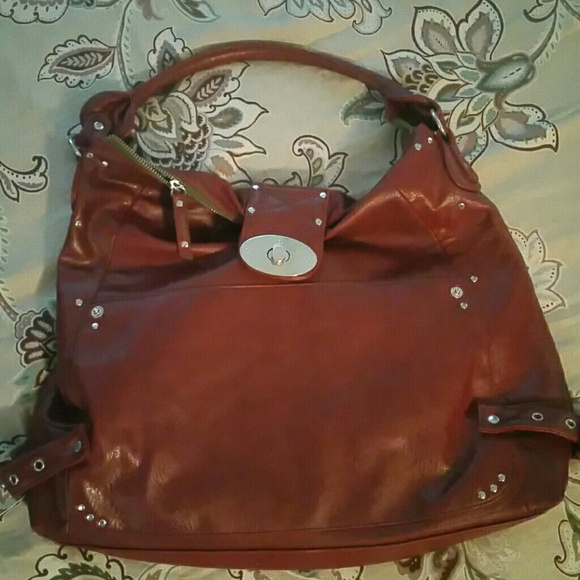 Burnt red color purse