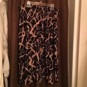 Anne Klein animal print skirt. Size M